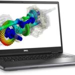 Station de travail mobile dell precision 7750 écran full hd