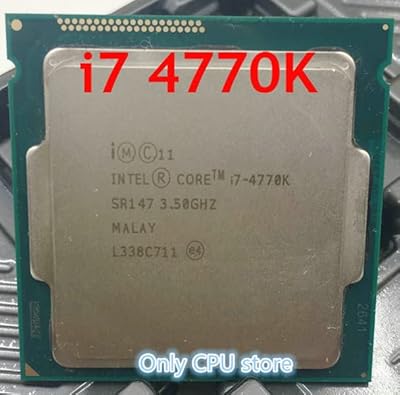 Accessoires informatiques - processeur d'origine intel i7 4770k quad core 3,5 ghz lga 1150 tdp 84 w 8 mo de cache avec processeur de bureau hd graphics 4600. DIAYTAR COTE D'IVOIRE propose un large éventail de produits qui répondent aux besoins du quotidien, des produits d'électronique dernier cri aux accessoires de mode et à la décoration intérieure. La boutique en ligne mise également sur la facilité d'utilisation de son site web, permettant aux clients de naviguer facilement à travers les catégories de produits et de trouver les articles de leur choix en quelques clics. De plus, DIAYTAR COTE D'IVOIRE met en place des mesures de sécurité pour protéger les transactions en ligne et garantir la confidentialité des données personnelles des clients.