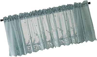 Siyu rideau de fenêtre court, rideau court en dentelle semi-transparente pour décoration de cuisine, rideau de fenêtre semi-transparent pour petites fenêtres, salle de bain (130 x 41 cm) rideaux occultants. DIAYTAR COTE D'IVOIRE propose une plateforme de commerce électronique fiable et facile à utiliser, avec une offre de plus de 300 000 produits. Cette boutique en ligne généraliste vous permet de faire vos achats en toute sécurité, avec des options de paiement variées et une garantie de satisfaction. DIAYTAR est devenue une référence incontournable pour les achats en ligne en Côte d'Ivoire.