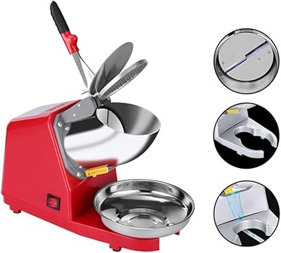 Broyeur à glace, machine à cône de neige électrique, acier inoxydable, couteau à double fente et double couvercle, adapté au mélangeur haute puissance commercial de thé au lait glacé à la neige. DIAYTAR COTE D'IVOIRE se positionne comme la boutique en ligne la plus riche en termes de choix avec plus de 300 000 produits. Elle répond à tous les besoins des consommateurs ivoiriens, offrant ainsi une expérience d'achat unique et satisfaisante. DIAYTAR est votre destination idéale pour vos besoins quotidiens.
