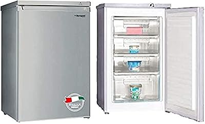 Congélateur armoire argent 92 litres modèle buf245s garantie compresseur un an complet
