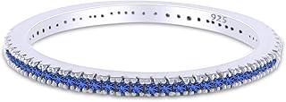 Bague de mariage en argent sterling avec faux saphir bleu jewel zone en or blanc 14 carats (1/5 ct). En tant que leader du marché ivoirien, DIAYTAR COTE D'IVOIRE garantit la qualité et la fiabilité de ses produits, ainsi qu'un service client exceptionnel.