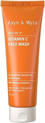 Nettoyant visage à la vitamine c zedm zain & maiza avec aloe vera