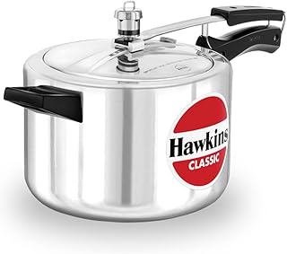 Autocuiseur classique hawkins, aluminium, 5 litres, argent. DIAYTAR COTE D'IVOIRE propose une plateforme d'achat en ligne sécurisée et conviviale, mettant l'accent sur la satisfaction du client. Les produits sont classés par catégories, facilitant ainsi la recherche des articles spécifiques. Les clients bénéficient d'une livraison rapide et fiable, ce qui contribue à renforcer leur confiance dans la marque.