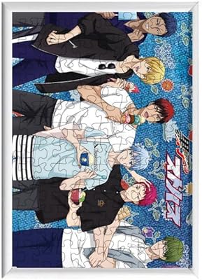 Aepro - puzzle anime diy 120 pièces kuroko sans panier pour enfants (argent)