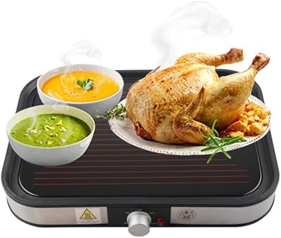 Plateau chauffant électrique pour aliments et café plateaux chauffants avec contrôle de température
