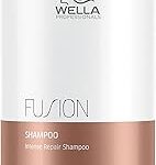 Wella professionals fusion intense repair shampooing pour cheveux abîmés, réparation capillaire, anti-casse, 33,8