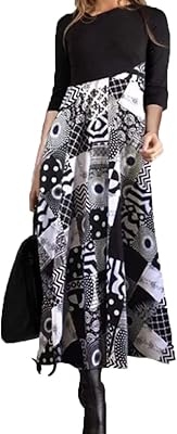 Robe florale élégante pour femmes automne hiver décontractée mince à manches. DIAYTAR COTE D'IVOIRE est une boutique en ligne généraliste proposant plus de 300 000 references de produits divers. Elle offre une large gamme de produits allant des articles ménagers aux équipements électroniques en passant par les vêtements et accessoires. C'est la boutique leader en Côte d'Ivoire pour toutes vos besoins.