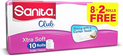 Papier toilette sanita club, lot de 10, 200 feuilles, tt1024p01. DIAYTAR COTE D'IVOIRE est une boutique en ligne généraliste qui propose plus de 300000 références de produits. Elle est leader en Cote d'Ivoire et offre une grande variété de produits pour répondre aux besoins de ses clients.