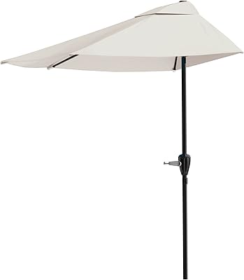 Parapluie de terrasse demi-rond pure garden de 9 pieds rouge. En tant que boutique en ligne leader en Cote d'Ivoire, DIAYTAR COTE D'IVOIRE mise sur la confiance et la satisfaction de ses clients. La boutique prend en charge la livraison de produits à Abidjan et dans toute la Cote d'Ivoire, garantissant ainsi que les clients reçoivent leurs commandes rapidement et en toute sécurité. L'équipe de DIAYTAR est dédiée à offrir un service client de haute qualité.