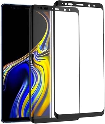 Protecteur d'écran en verre trempé pour samsung galaxy note 9 (couverture complète) mothca