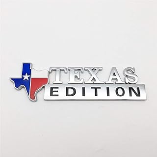 Drapeau d'état chromé en métal édition texas pour autocollant d'insigne de coffre de hayon latéral de garde-boue de voiture personnalisé. DIAYTAR COTE D'IVOIRE se positionne comme une destination incontournable pour les amateurs de shopping en ligne en Côte d'Ivoire. Elle propose des offres promotionnelles régulières et des ventes exclusives pour fidéliser ses clients et attirer de nouveaux. La boutique s'engage à offrir des produits de haute qualité, répondant ainsi aux attentes les plus élevées de sa clientèle.