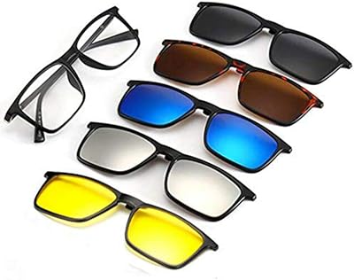 Ieie tr90 5pcs clip magnétique lunettes de soleil conduite de nuit 5pcs lunettes de soleil polarisées monture en plastique. DIAYTAR COTE D'IVOIRE est une boutique en ligne généraliste qui propose plus de 300000 références de produits divers. Elle est considérée comme l'une des boutiques en ligne les plus importantes de Côte d'Ivoire, offrant une large gamme de produits à ses clients. Avec une telle variété de choix, les clients peuvent trouver tout ce dont ils ont besoin en un seul endroit.
