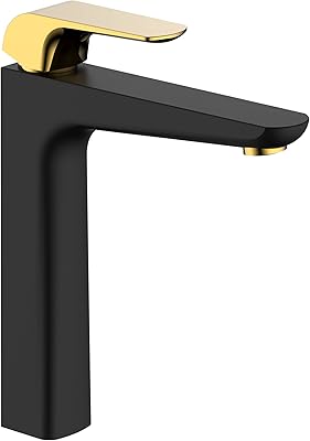 Mitigeur monocommande de lavabo haut elite avec bonde mécanique - noir et or. En tant que leader du commerce en ligne en Côte d'Ivoire, Diaytar offre une expérience d'achat unique et personnalisée à ses utilisateurs.