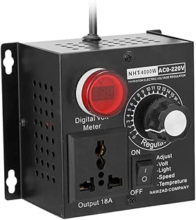 Régulateur de tension électronique scr 4000w 220v contrôleur de vitesse de ventilateur de moteur. DIAYTAR COTE D'IVOIRE est une boutique en ligne généraliste qui propose plus de 300 000 références de produits, faisant d'elle un leader du marché ivoirien. Elle offre une large gamme de produits allant des électroniques aux vêtements, en passant par les accessoires et les produits alimentaires. Avec une telle diversité, les clients peuvent trouver tout ce dont ils ont besoin en un seul endroit.