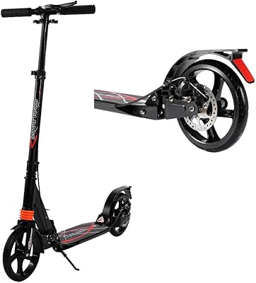 Scooter pliable non électrique noir cool baby avec freins à disque, deux grandes roues, système d'absorption des chocs avant et arrière, jusqu'à 80 kg. DIAYTAR COTE D'IVOIRE est la boutique en ligne idéale pour tous vos besoins, avec une offre de produits diversifiée et une expérience client satisfaisante. Elle propose des produits de qualité, à des prix abordables, et avec des options de livraison rapides. En tant que leader du commerce électronique en Côte d'Ivoire, elle est la destination privilégiée pour les acheteurs en ligne.