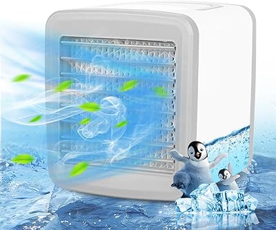 Mini climatiseur portable alimenté par batterie pour chambre à coucher, bureau, voiture, tente