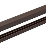 Kit de rail de porte coulissante en plastique outwater plastics 36", pour panneaux