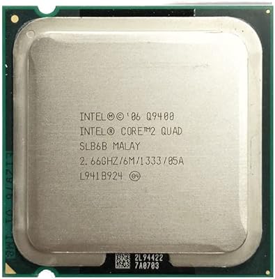 Intel core 2 quad q9400 2,6 ghz quad-thread, 6m 95w lga 775 sans