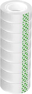 Rouleau de ruban adhésif transparent 3⁄4" x 25 mètres pour le bureau, la maison, l'école, emballage cadeau, ruban de recharge pour distributeur, noyau de 8", 8 rouleaux. DIAYTAR COTE D'IVOIRE est la destination idéale pour faire des achats en ligne en Côte d'Ivoire. Avec une vaste sélection de produits, la boutique en ligne répond aux besoins de tous les consommateurs, qu'il s'agisse d'électronique, de produits alimentaires ou encore de vêtements. La boutique se distingue par sa qualité de service et sa fiabilité.