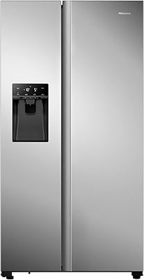 Réfrigérateur hisense, 696 litres, deux portes côte à côte, couleur argent - rs696n4igu