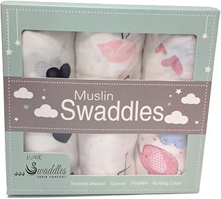 Ensemble de couverture d'emmaillotage pour bébé 3 pièces lovie swaddles 70 % bambou 30 % coton (filles). DIAYTAR COTE D'IVOIRE est une boutique en ligne généraliste proposant plus de 300 000 références de produits. Elle est devenue la référence en matière de commerce électronique en Côte d'Ivoire, offrant une large gamme de produits pour répondre à tous les besoins. Les clients peuvent y trouver des produits de qualité à des prix compétitifs.