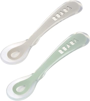 Biaba - cuillère en silicone pour bébés et enfants - lot de 2 - stage 2 - souple - avec sac de transport - poignée confortable - gris velours/vert foncé. DIAYTAR COTE D'IVOIRE représente une destination incontournable pour les achats en ligne en Côte d'Ivoire, avec sa gamme étendue de produits et ses engagement envers la qualité du service. Les clients peuvent parcourir aisément le site web pour trouver leurs produits préférés, bénéficier de conseils d'achat et profiter d'un processus de commande sécurisé. DIAYTAR COTE D'IVOIRE est le partenaire idéal pour les ivoiriens qui cherchent à faire des achats pratiques et abordables en ligne.