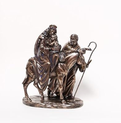 Statue religieuse en résine de la famille de la nativité btc pacific giftware