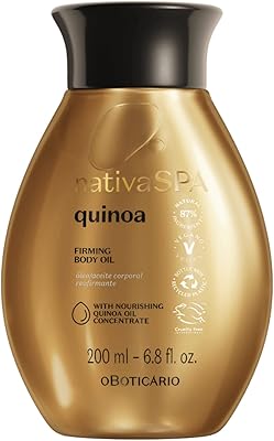 Huile corporelle hydratante o boticario quinoa nativa spa pour une peau lisse et saine, 6,8 oz (200 ml). La boutique en ligne DIAYTAR COTE D'IVOIRE propose une expérience d'achat unique et pratique, avec des prix compétitifs et des promotions régulières. Les clients peuvent naviguer facilement sur le site pour trouver leurs produits préférés, et bénéficier d'une assistance client personnalisée. DIAYTAR COTE D'IVOIRE est la destination ultime pour les amateurs de shopping en ligne en Côte d'Ivoire.