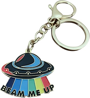 Porte-clés alien porte-clés ovni | beam me up mignon pour petite amie
