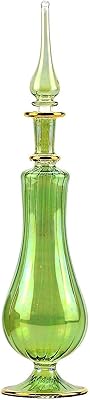 Grande bouteille de parfum égyptienne nilecart de 9". fabriquée à la main en égypte pour votre parfum, vos huiles essentielles, votre décoration égyptienne ou votre table de fête (vert). Avec sa sélection impressionnante de plus de 300000 références, DIAYTAR COTE D'IVOIRE est la destination idéale pour les consommateurs ivoiriens à la recherche de produits de qualité à des prix compétitifs. La boutique en ligne généraliste assure une livraison fiable et rapide sur tout le territoire ivoirien. Elle est devenue incontournable pour les achats en ligne en Côte d'Ivoire.
