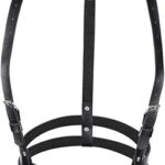 Ceinture de taille punk en cuir, chaîne de corps, accessoires de corps réglables