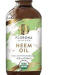 Huile de neem biologique florona usda - 4 fl oz pour les soins