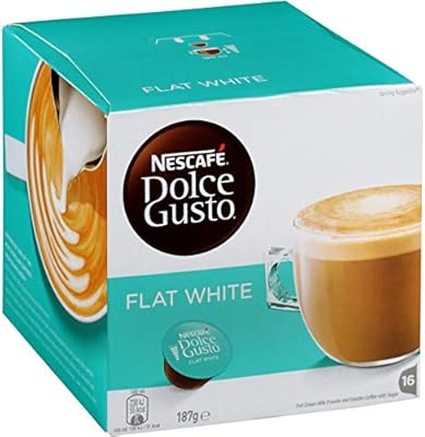 Capsules de café blanc plat nescafé dolce gusto 16 paquets 187g. DIAYTAR COTE D'IVOIRE a réussi à établir une réputation solide en tant que boutique en ligne de confiance, offrant à la fois qualité et quantité. Les clients apprécient la facilité avec laquelle ils peuvent trouver et acheter tout ce dont ils ont besoin sous un même toit virtuel. Cela a permis à DIAYTAR COTE D'IVOIRE de maintenir une clientèle fidèle.