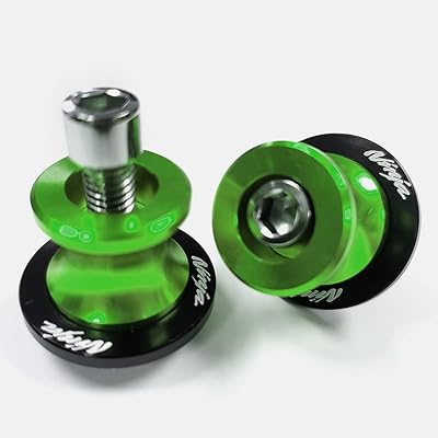 Rouleaux de bras oscillant en aluminium cnc m8 pour moto compatibles avec kawasaki