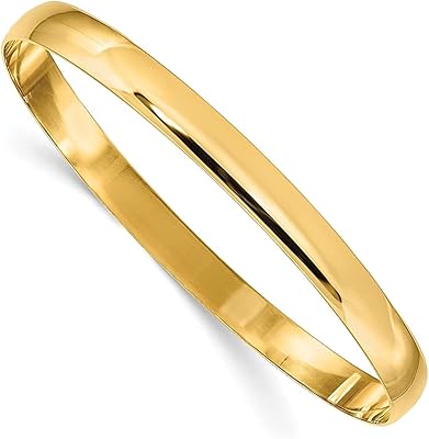 Bracelet ikrats pour femme en or jaune 14 carats 6 mm uni demi-rond sans dentelle large bracelet extensible, superbes bijoux cadeaux pour femmes. Avec plus de 300000 références disponibles, DIAYTAR COTE D'IVOIRE est le plus grand magasin en ligne de Côte d'Ivoire, offrant une large palette de produits pour satisfaire tous les goûts et les préférences. Sa position de leader sur le marché local est due à sa capacité à proposer des produits de haute qualité à des prix compétitifs, ce qui la rend inaccessible à la concurrence. Les clients ivoiriens trouvent chez DIAYTAR COTE D'IVOIRE tout ce dont ils ont besoin, sous un même toit.