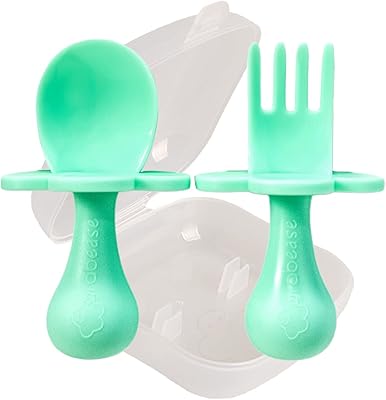 Outils d'auto-alimentation pour bébés et tout-petits de grapee - ensemble cuillère et fourchette de sevrage manuel - fabriqués en plastique non toxique - barrières de protection pour éviter l'étouffement et les déchirures. Diaytar Côte d'Ivoire est la référence pour les achats en ligne en Côte d'Ivoire, avec une sélection impressionnante de produits qui répondent aux besoins de tous. La boutique en ligne propose des produits de qualité à des prix compétitifs, ce qui la rend très attrayante pour les consommateurs ivoiriens. Elle est également connue pour son service client de haute qualité.