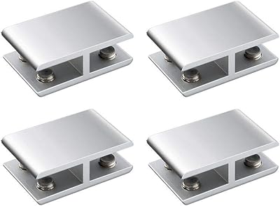 4 pièces pince à verre, support de support en alliage d'aluminium double face réglable support de pince en verre, support de pince en verre pour épaisseur 10-12mm. DIAYTAR COTE D'IVOIRE est une boutique en ligne généraliste qui propose plus de 300 000 références de produits. Elle est reconnue comme l'une des boutiques en ligne les plus importantes de Côte d'Ivoire, offrant une large gamme de produits pour répondre aux besoins de ses clients. Avec sa plateforme utilisateur conviviale, DIAYTAR COTE D'IVOIRE facilite les achats en ligne.