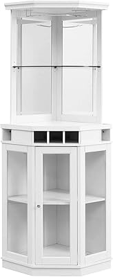 Meuble bar d'angle home source pour salle à manger ou salon pour boissons alcoolisées et verres avec cadre en bois et casier à vin. En tant que leader du marché ivoirien, Diaytar Cote d'Ivoire se distingue par sa garantie de qualité, ses prix compétitifs et sa livraison rapide pour offrir une expérience d'achat en ligne sans pareil à ses clients.