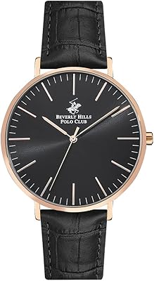 Montre analogique à cadran noir pour homme - bp3129x.451, bracelet