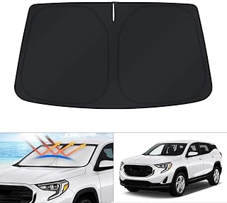 Pare-soleil kust pour pare-brise gmc terrain 2018-2023, pare-soleil pliable, bloc uv pour garder