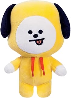 Aurora 61457 bt21, marchandise officielle, peluche carillon, petite, jaune