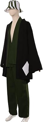 Fulujiacos anime urahara kisuke cosplay costume kimono uniforme avec chapeau hommes halloween cos noir. Avec une gamme de produits qui dépasse les 300000 références, DIAYTAR COTE D'IVOIRE est la boutique en ligne la plus complète en Côte d'Ivoire. Elle propose des produits de marques locales et internationales, et offre une garantie de satisfaction pour tous ses produits. C'est la destination idéale pour les acheteurs en ligne qui cherchent une grande variété de produits et un service de qualité.