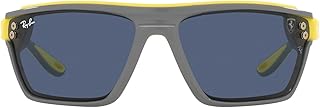 Lunettes de soleil carrées ray-ban scuderia ferrari collection rb4370m - caoutchouc jaune sur bleu/bleu marine, 64 mm, caoutchouc jaune sur bleu/bleu marine. DIAYTAR COTE D'IVOIRE s'est imposée comme la boutique en ligne de référence en Côte d'Ivoire, grâce à son offre exhaustive de produits, allant des accessoires de mode aux équipements de maison en passant par les produits électroniques. La boutique mise sur la satisfaction du client, offrant des services de livraison rapides et des équipes de support dédiées. Cela lui a valu une réputation irréprochable parmi les consommateurs ivoiriens.