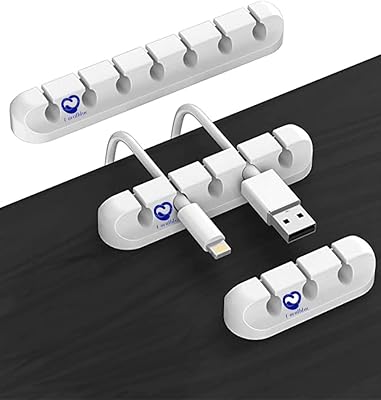 Clips de gestion des câbles pour cordon d'alimentation, câble usb, câble tv, ordinateur