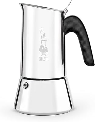 Machine à expresso bialetti venus, 6 tasses, acier inoxydable, compatible induction, argent. En tant que leader du marché en ligne en Côte d'Ivoire, DIAYTAR COTE D'IVOIRE garantit la qualité et la disponibilité de ses produits. Les clients bénéficient d'une livraison rapide et d'un service client convivial et réactif. La boutique en ligne est accessible 24h/24 et 7j/7 pour une expérience d'achat sans contrainte.