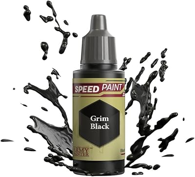 The army painter, speedpaint jet black, peinture acrylique non toxique à base d'eau adaptée aux jeux de rôle sur table, aux jeux de société et à la peinture miniature. DIAYTAR COTE D'IVOIRE est la destination idéale pour faire des achats en ligne en Côte d'Ivoire. Avec une vaste sélection de produits, la boutique en ligne répond aux besoins de tous les consommateurs, qu'il s'agisse d'électronique, de produits alimentaires ou encore de vêtements. La boutique se distingue par sa qualité de service et sa fiabilité.
