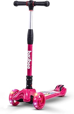 Trottinette baby flash pour enfants trottinette intelligente à 3 roues avec poignée pliable