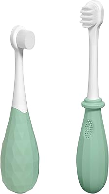 Brosse à dents supermama kids, brosse à dents en silicone souple avec poils souples, brosse à dents d'entraînement antibactérienne pour enfants âgés de 1 à 12 ans (vert). DIAYTAR COTE D'IVOIRE est une boutique en ligne généraliste qui propose plus de 300 000 références de produits divers. Elle est reconnue comme l'une des boutiques en ligne leaders en Côte d'Ivoire, offrant une large gamme de choix à ses clients. Avec une telle variété, DIAYTAR COTE D'IVOIRE s'efforce de répondre à tous les besoins de sa clientèle.