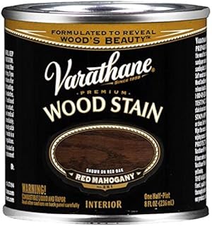 Rust-oleum varathan 211801 teinture pour bois de luxe, demi-pinte, rouge